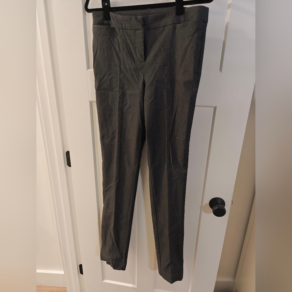 Worthington Grey stripe slim fit pants. Tall